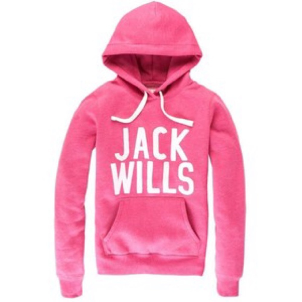 Pink Jack Wills hoodie