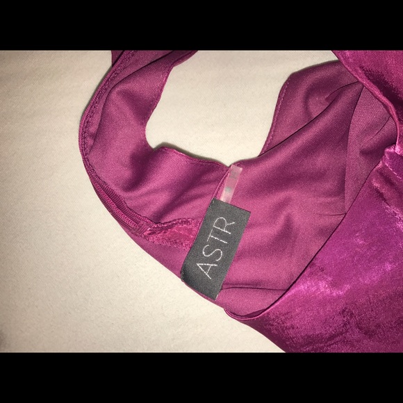 ASTR dark pink/purple top - Picture 3 of 5