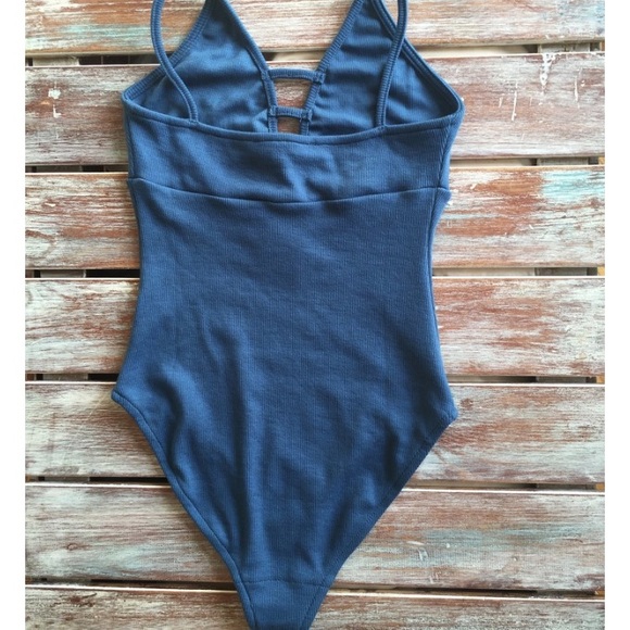 Cross front bodysuit, bodysuits, bodysuit - Picture 3 of 4