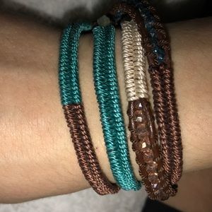 Teal bracelet