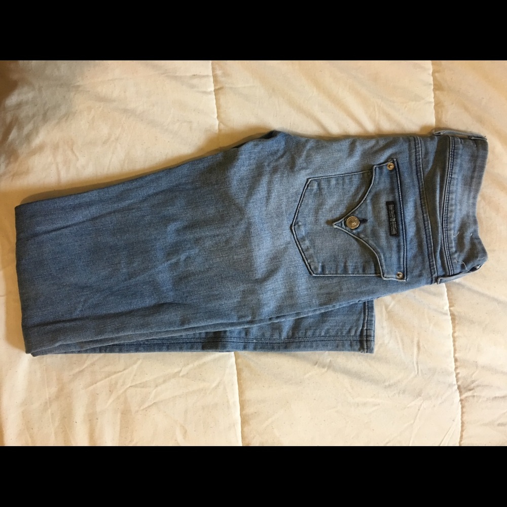 Light Wash Hudson Skinny Denim