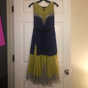 Bcbg pleated Dress