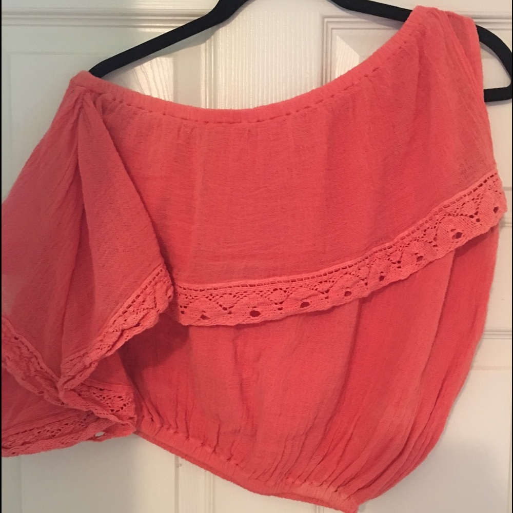 Orange blouse