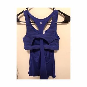 Lululemon workout tank with built in sports bra