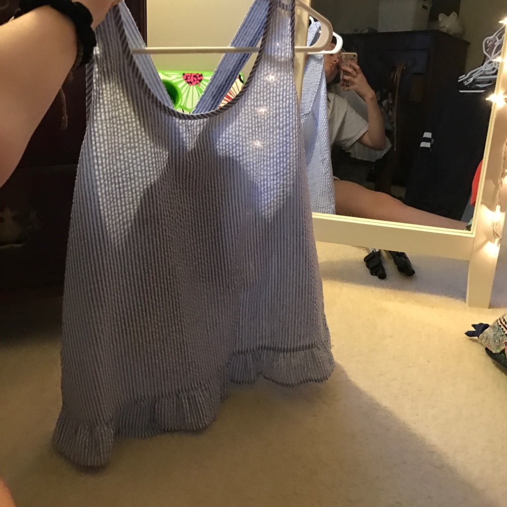Seersucker blouse