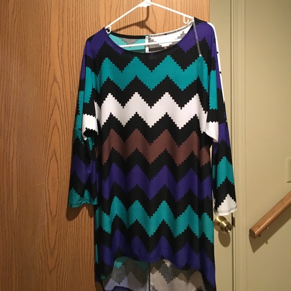 Moa High low chevron tunic - Picture 1 of 1