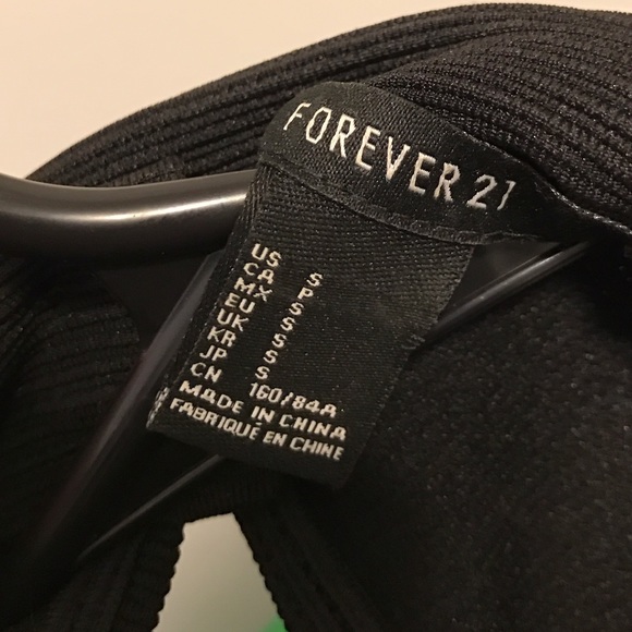 Black peplum top - Picture 3 of 3