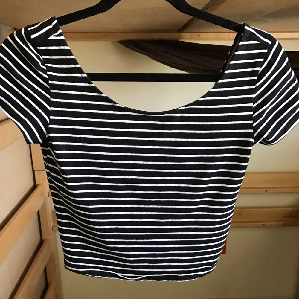 Striped Crop Top