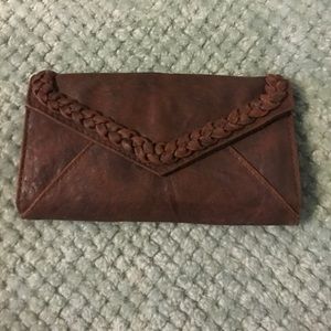 Brown western wallet