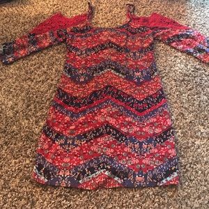 Cute open shoulder dress