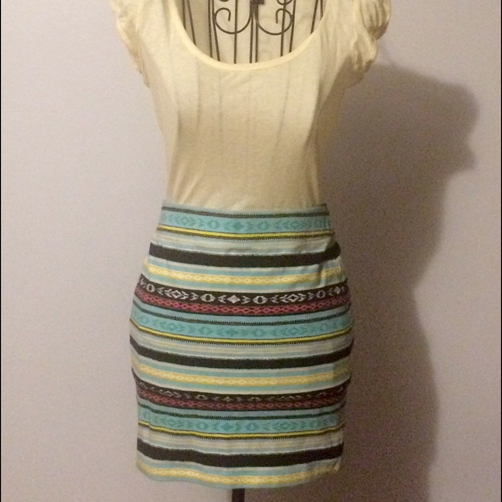 Adorable Tribal Skirt - Bodycon