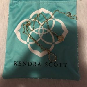 Kendra Scott Kiri Necklace clear crystal