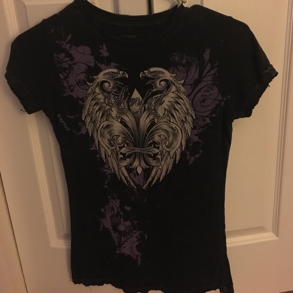 Perfect condition medium Sinful tshirt