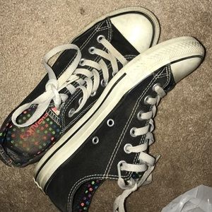 black converse