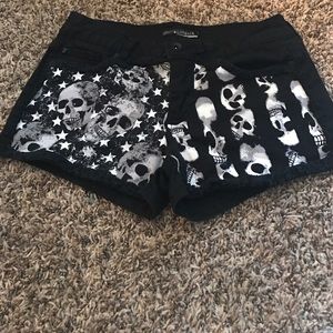 Skulls Stars and Stripes shorts