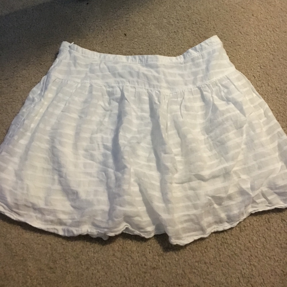 White skirt