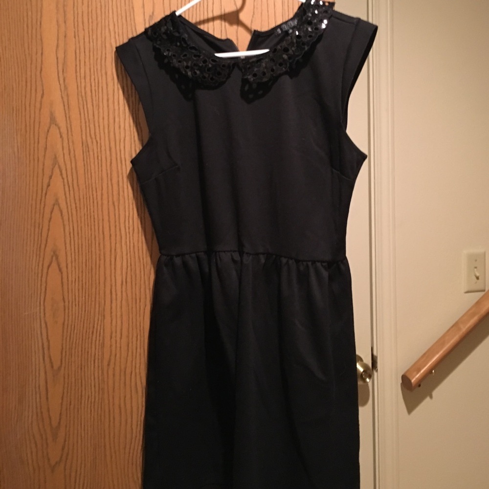 Sequin Peter pan collar dress