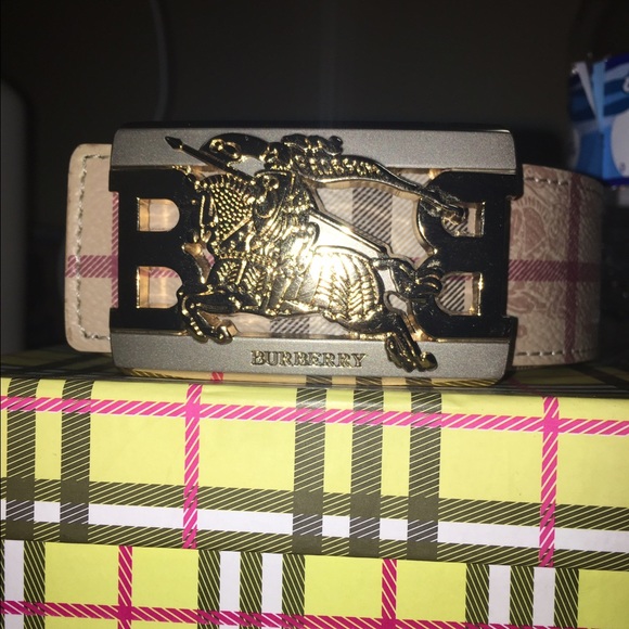 Reversible Check TB Belt in Dark birch brown - Women  Burberry Belt