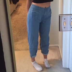 Light Blue High Waisted Vintage Pants