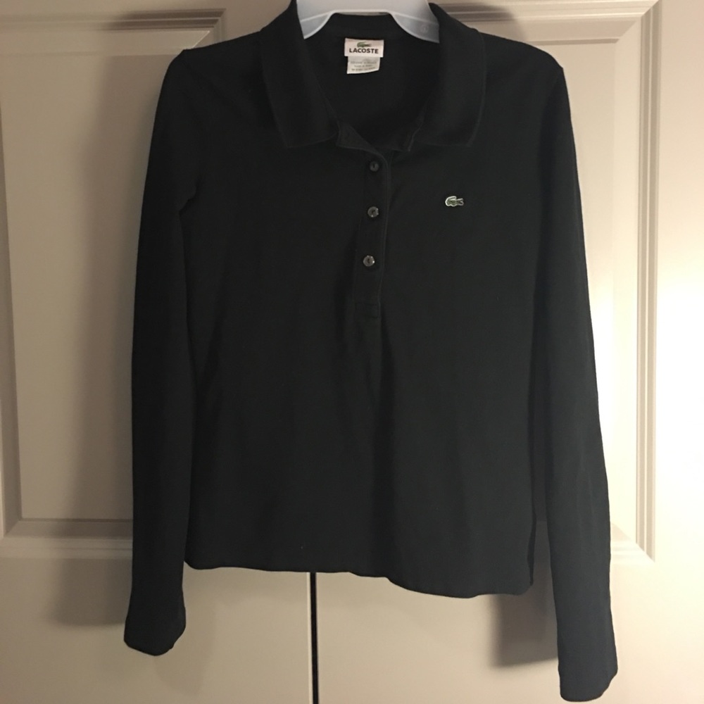Long sleeved Lacoste polo