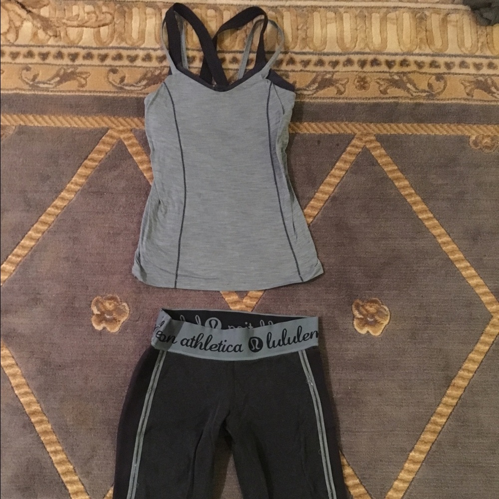 Lululemon outfit.  Size 6.  Very sporty and cute.