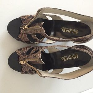 Michael Kors zip up heels