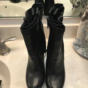 Calvin Klein platform booties