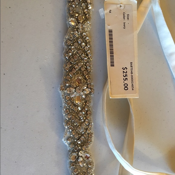 Bel Aire Bridal Ivory Sash main image 4