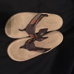 Boys Sperry Top-Sider flip flops size 7/8