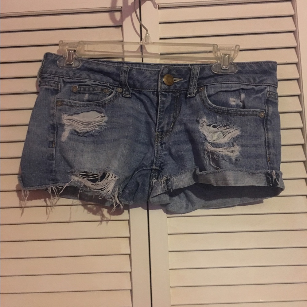 Ripped American Eagle Shorts