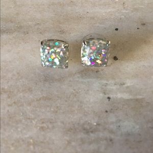 Kate Spade Small Glitter Stud Earrings