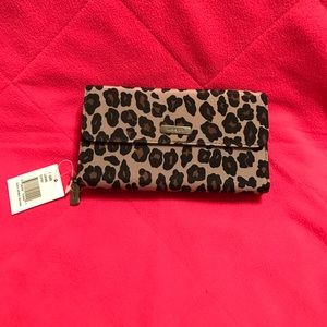Easy Spirit Leopard Print Wallet