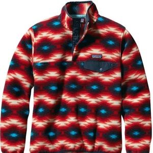 Patagonia Red Aztec Synchilla Jacket