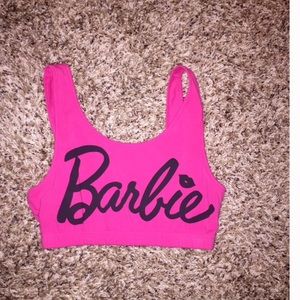 Barbie sports bra/ crop top