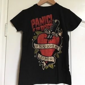 Panic! At the Disco t-shirt. Women's size small