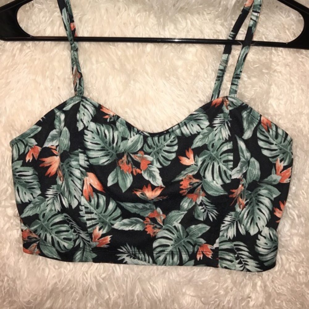 Tropical crop top