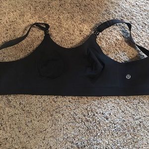 Lululemon black sports bra.