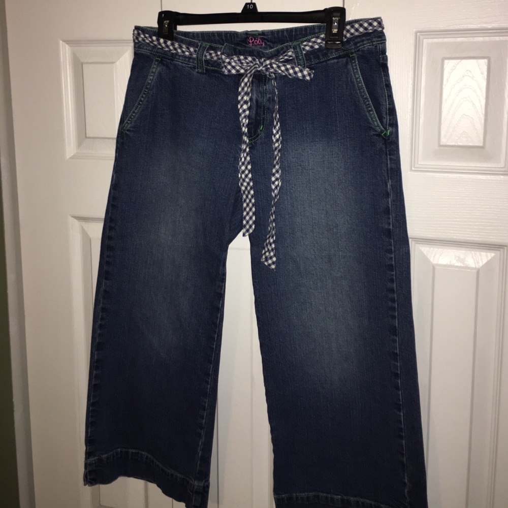 Lilly Capri denim. Size 8