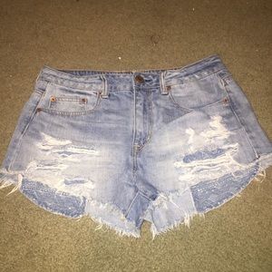 High rise American eagle shorts