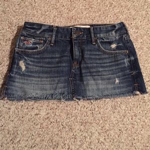 Hollister Distressed Mini Skirt Size 1