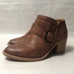 Faux Leather Booties