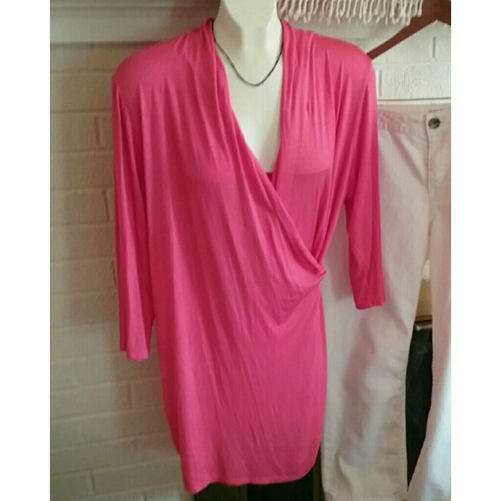 Fab faux wrap top