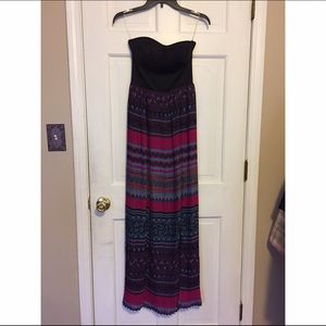 Sans Souci Strapless Maxi Dress