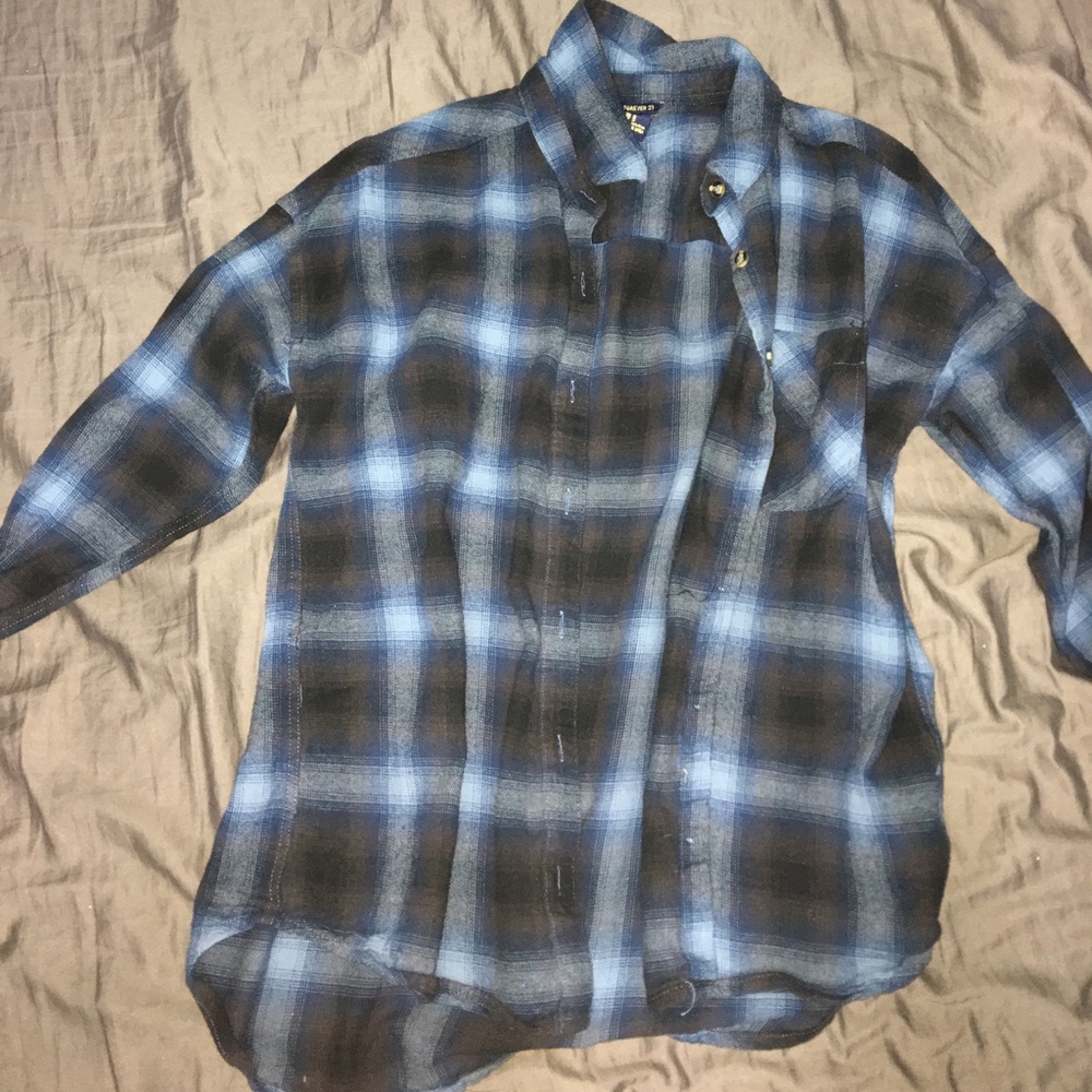 Blue flannel