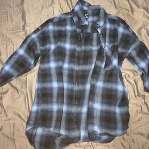 Blue flannel