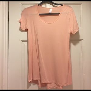 Pastel pink lularoe classic T.