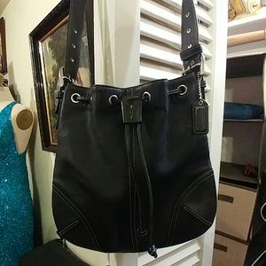 Sweet Coach crrossbody mini duffle bag.