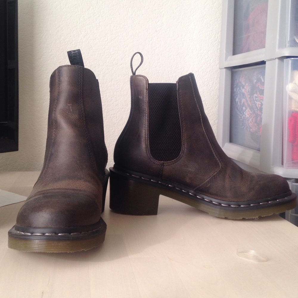 Brown Leather Docs