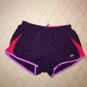 Nike Tempo Running Shorts Purple Size S