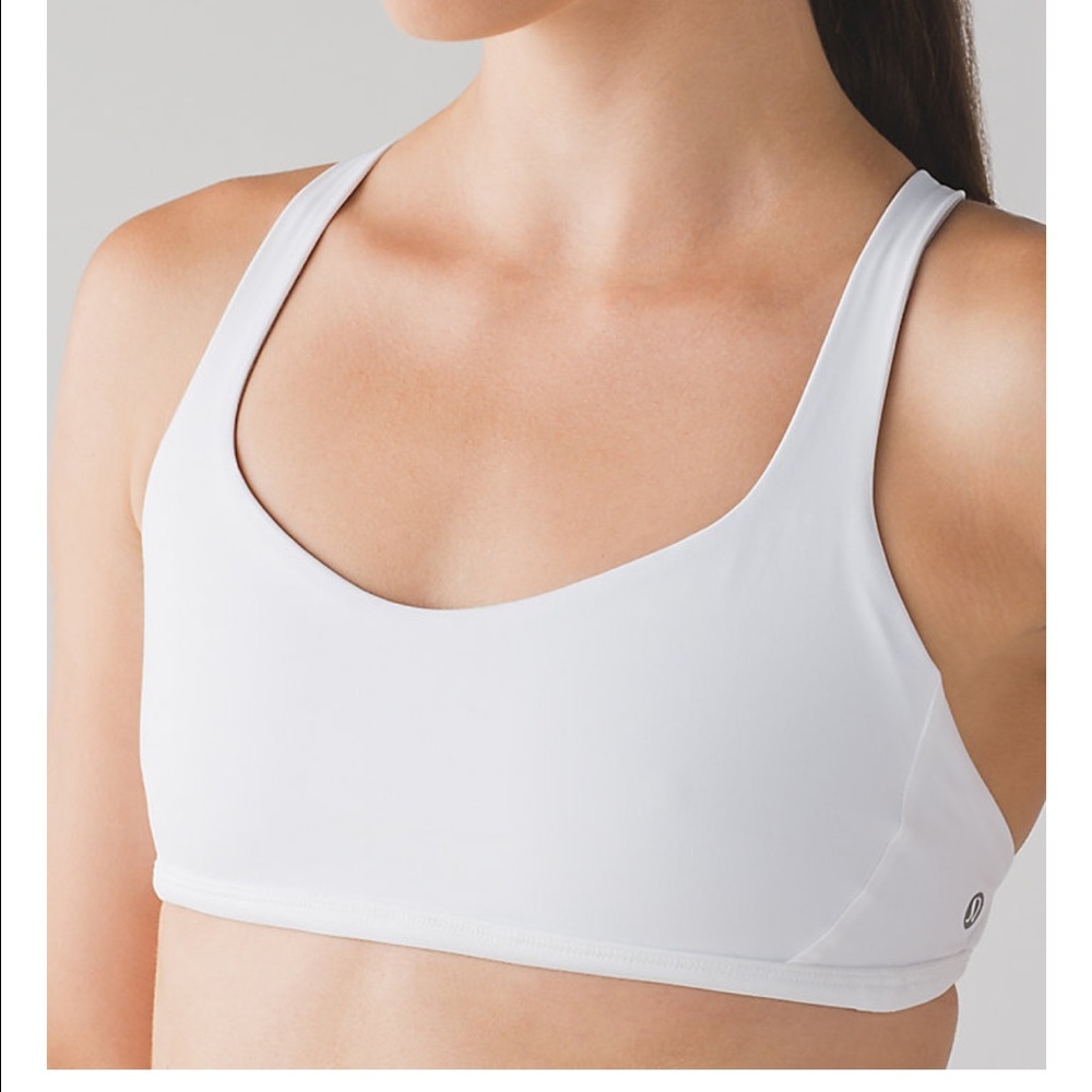 lululemon free to be zen bra size 4 white